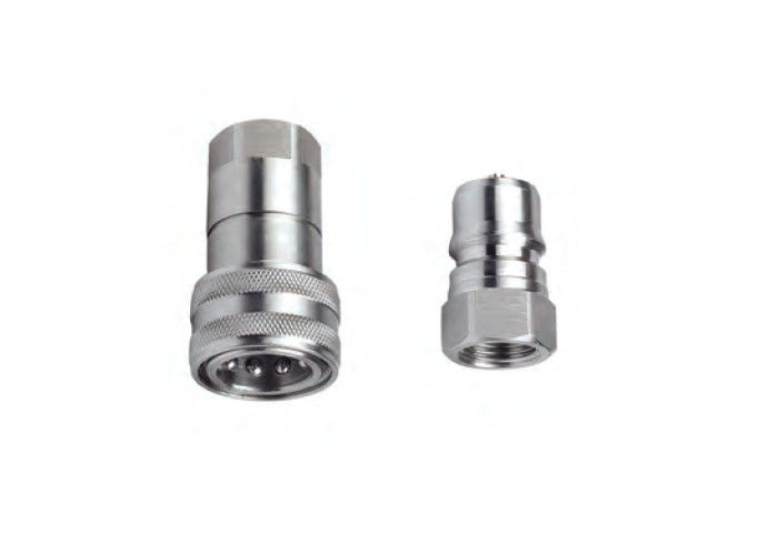 316 paslanmaz çelik kapalı tip hidrolik hızlı çiftleyici 1/2 '' CB-1 Serisi
