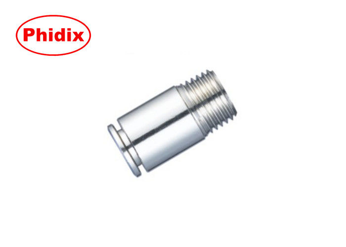 Ekleme Tipi Pnömatik Tüm Metal Bağlantılar Silindrik Seksengen Soket Dış Fil Fittings