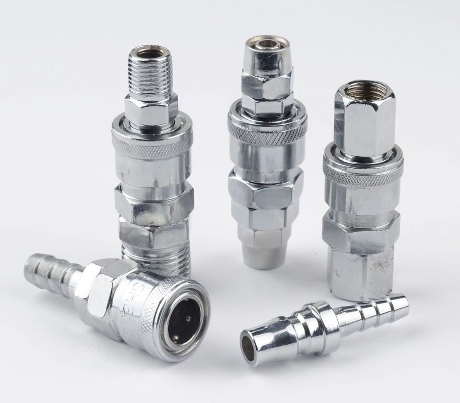 Endüstriyel sınıflı Pnömatik Hızlı Bağlantı Bağlantısı BSPP / NPT / G Tel 1.0MPa Nitto / Cejn / Rectus Uyumlu