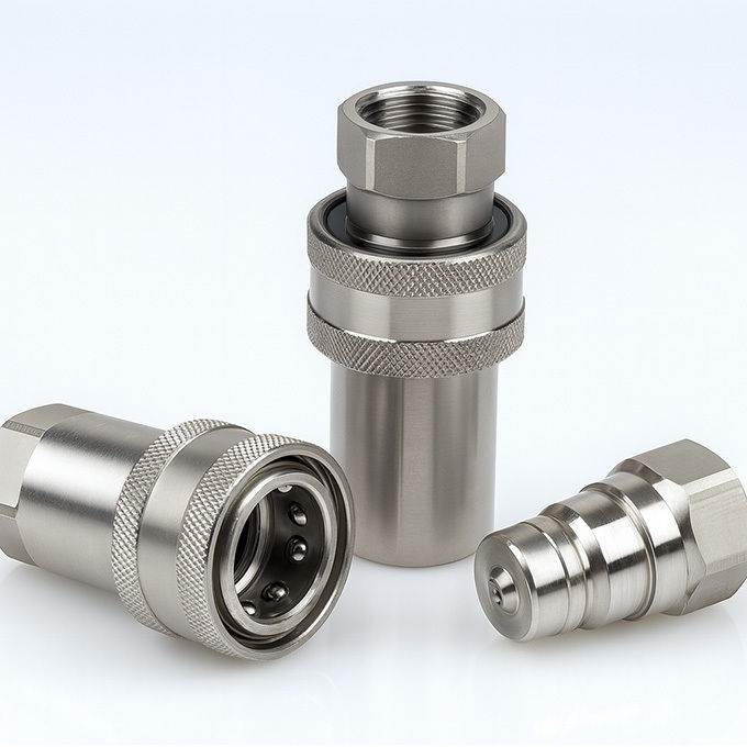 Cb-spm-10f-a-iso-7241-a Paslanmaz Çelik Hızlı Koplama Parker 6600 Plug ve Soket Bağlantısı ile