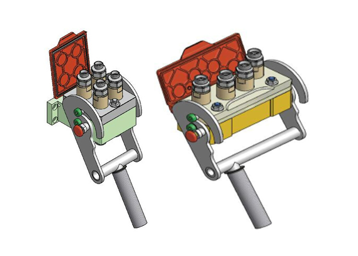 MK Serisi Çoklu Bağlantı Düz Yüzlü Hidrolik Kaplinler ISO Standart Hızlı Bağlantı Sistemi