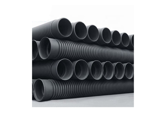 SN8 Gömülü Drenaj Borusu Çift Cidarlı Polietilen HDPE Kanalizasyon Borusu